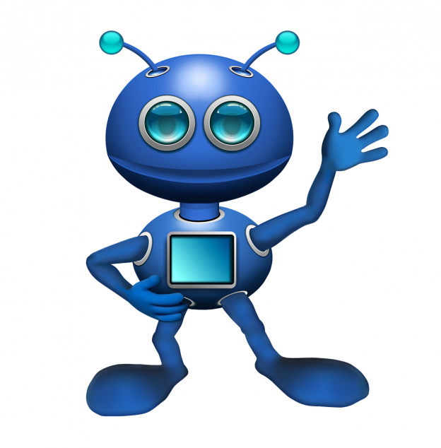 Smiling robot as illustration for AI risks by MIM326 from Pixabay