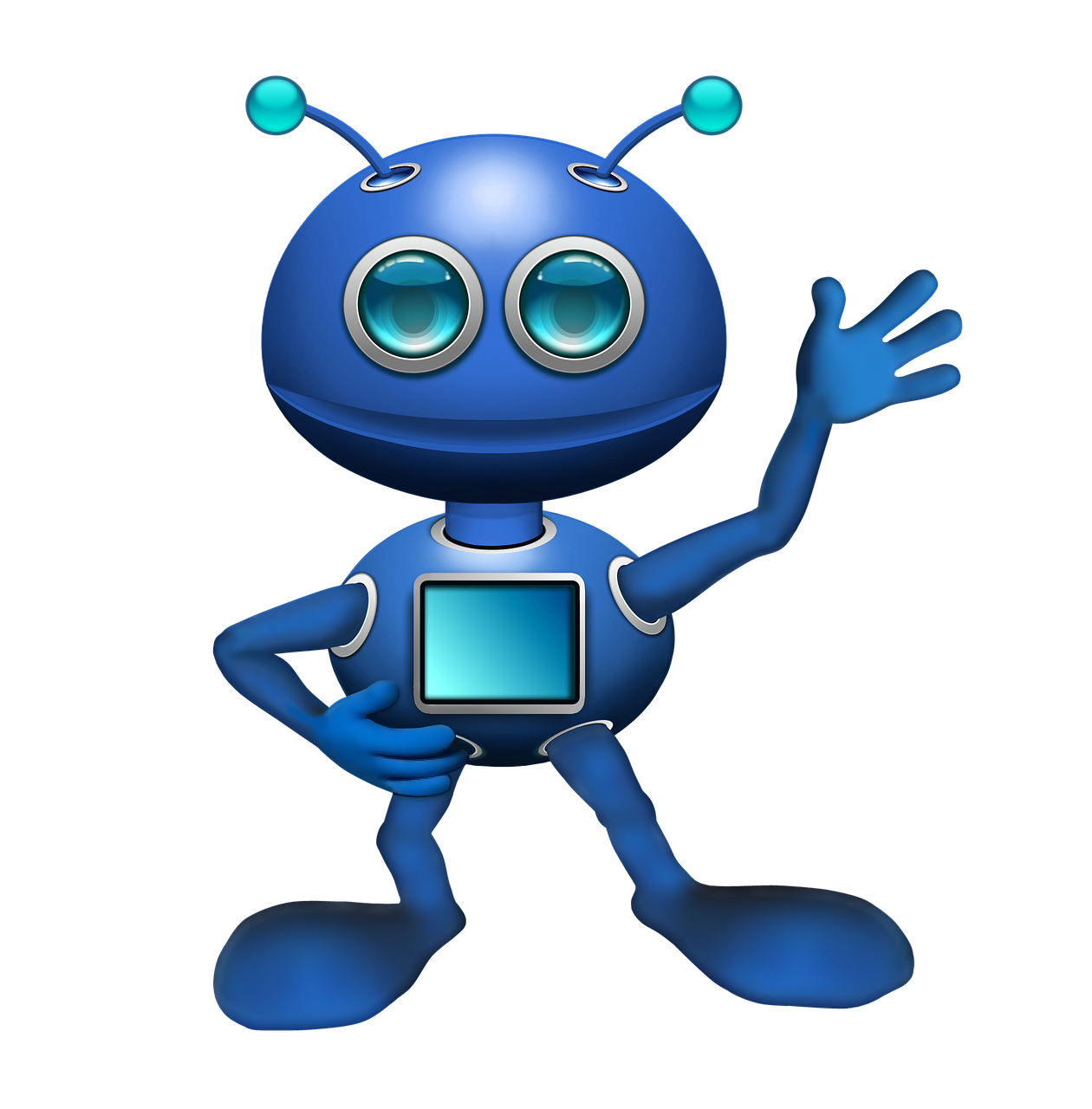Smiling robot as illustration for AI risks by MIM326 from Pixabay
