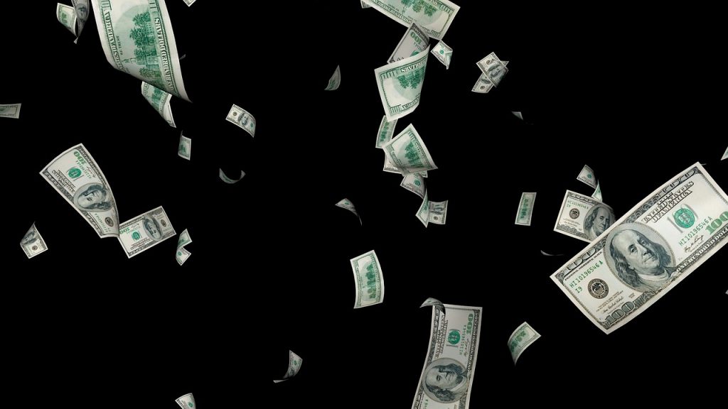 Banning dividends: Picture with dollar notes by Oleg Gamulinksii from Pixabay
