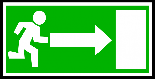 Impact Divestment: Exit Illustration from Pixabay by Clker-Free-Vector-Images