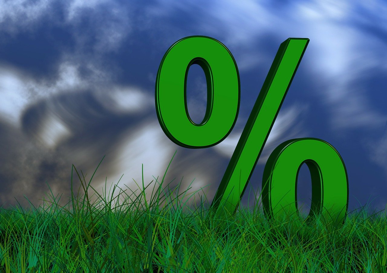 ESG gut: % Zeichen Bild von Geralt von Pixabay als Illustration