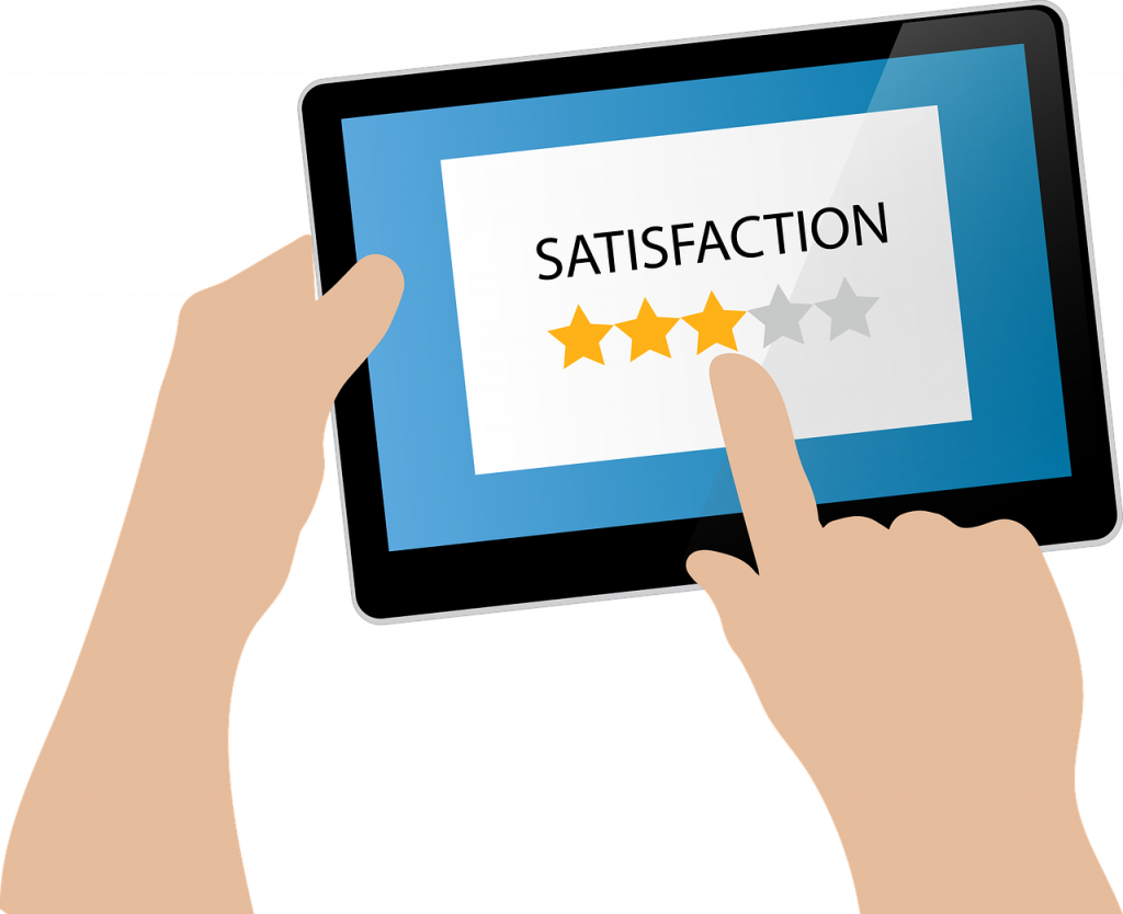 Active ESG Share: Illustration by Julie McMurrie from Pixabay showing a satisfaction rating
