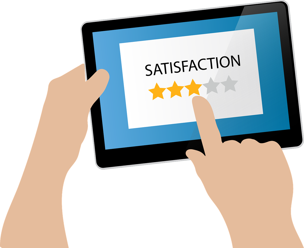 Active ESG Share: Illustration by Julie McMurrie from Pixabay showing a satisfaction rating